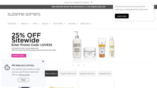 SuzanneSomers.com Affiliate Program
