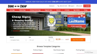 Signs On the Cheap Affiliate Program