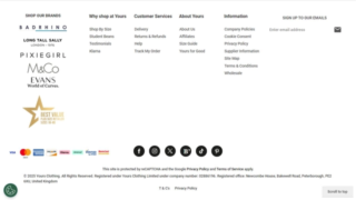 Yours Clothing Affiliate Program